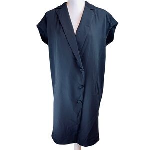 DAY Birger et Mikkelsen Woman Black Long Vest Dress Sz 36 US 8 Lagenlook Minimal